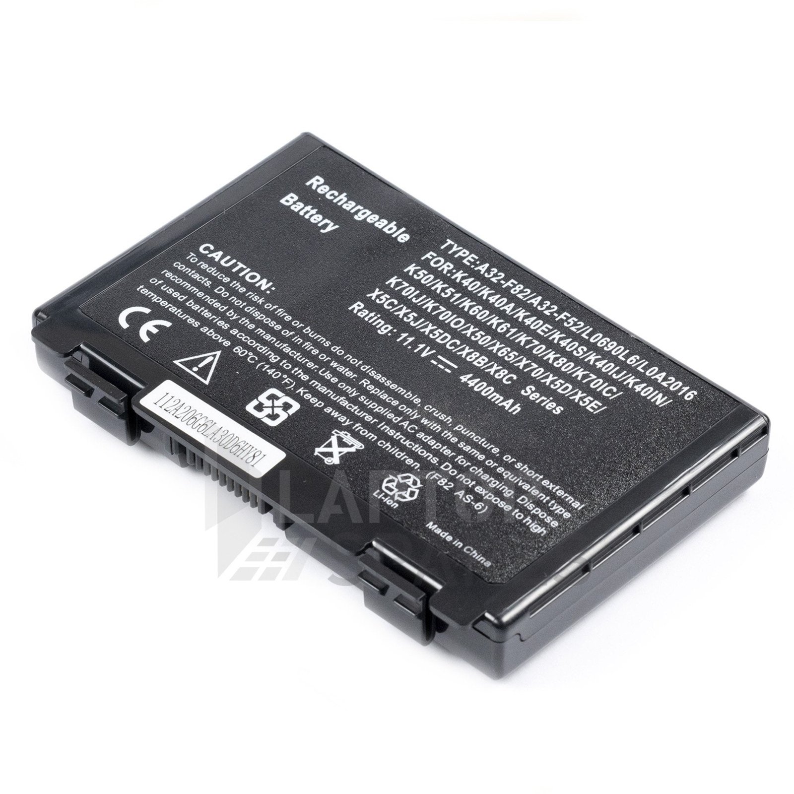 A32-F82_3f72daed-2a83-4c55-bfb5-7737bc4bf74d.jpg Asus 70-NVJ1B1200Z Notebook 4400mAh 6 Cell Battery - Image 1