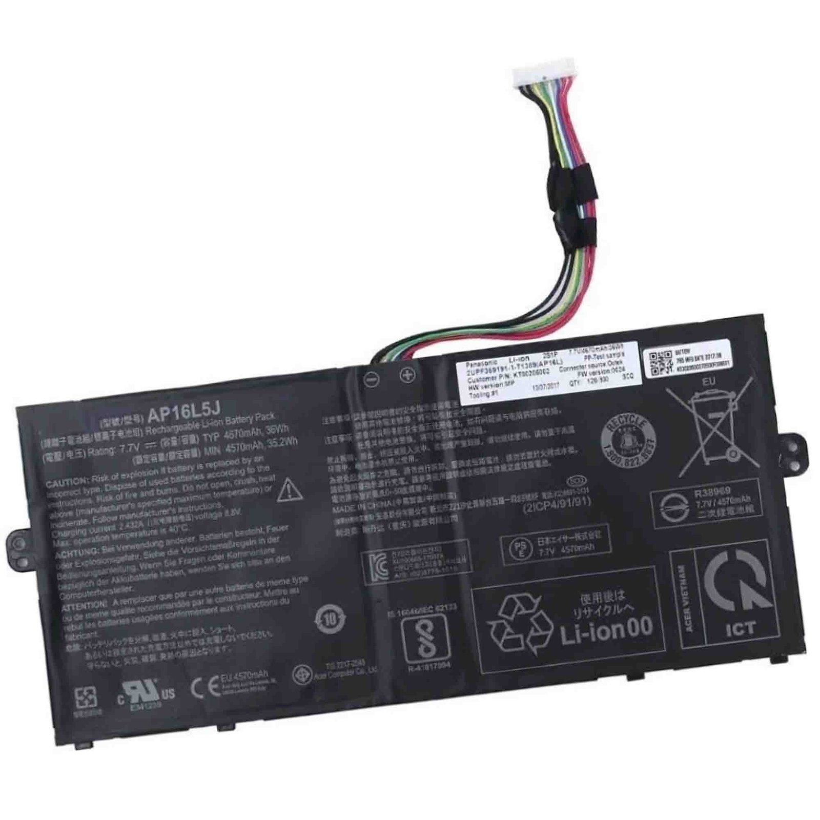BatAP16L5JInt_187497a4-6aff-4589-8585-8a4f836df789.jpg Acer KT0020G010 Internal Battery - Image 1