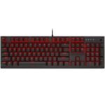 Corsair K60 PRO Mechanical Gaming Keyboard — Red LED — CHERRY VIOLA — Black