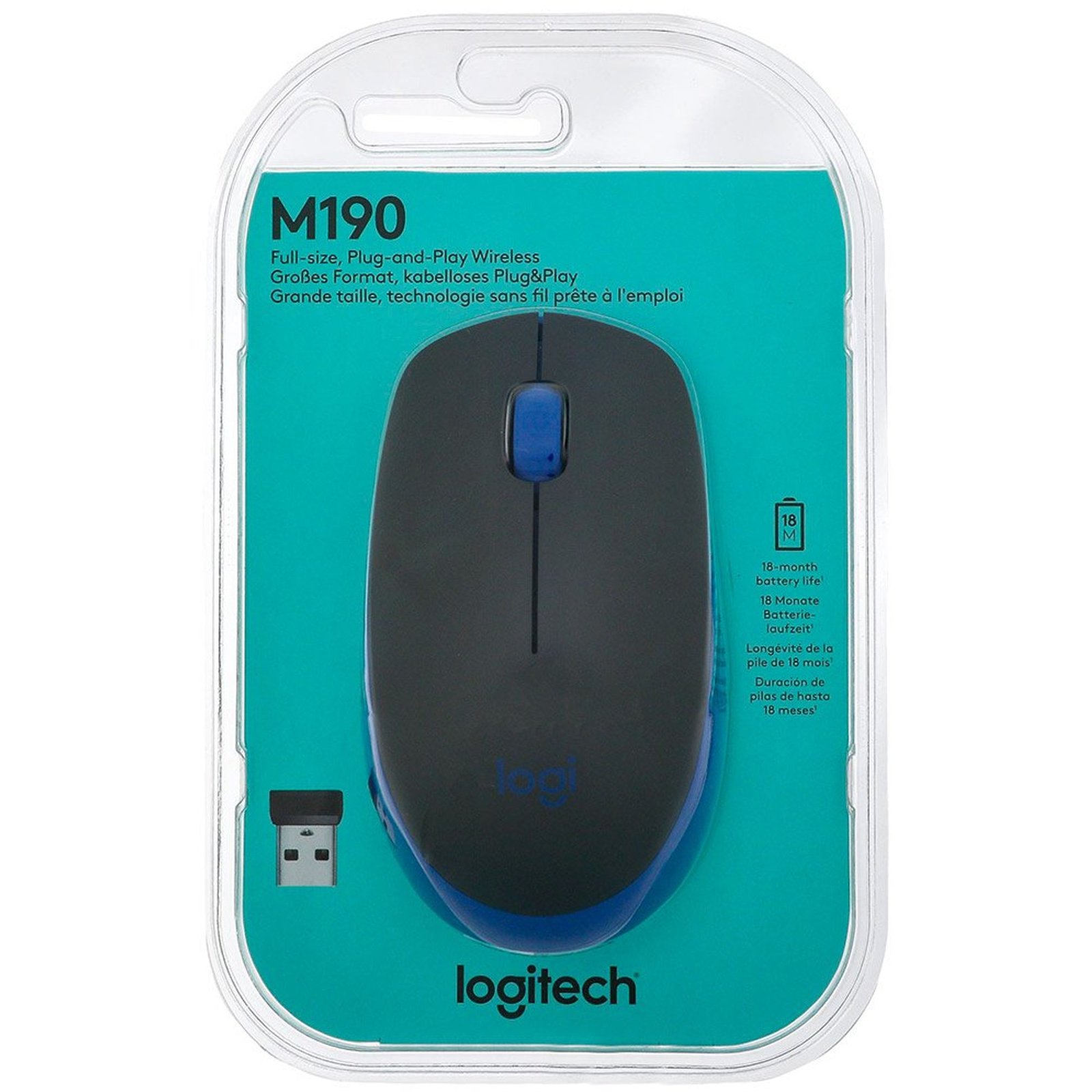 M190.jpg Logitech M190 Wireless USB Mouse - Image 1