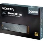 Adata Swordfish 500GB NVMe PCIE SSD Hard Drive M.2 2280 Card