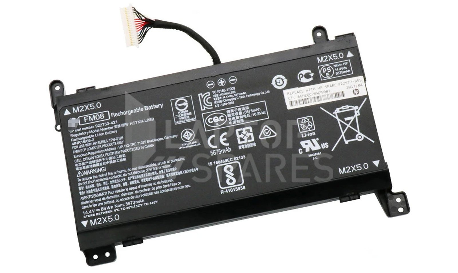 fm08-hp-omen-17-an-battery_0ed19b46-fb96-4511-bc48-bf566f46b31a.jpg HP Omen 17-AN054UR 17-AN068UR 17-AN102NK 17-AN103NM 86Wh 8 Cell Battery - Image 1