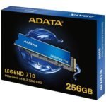 ADATA LEGEND 710 256GB PCIe Gen3x4 SSD Hard Drive M.2 2280 Card