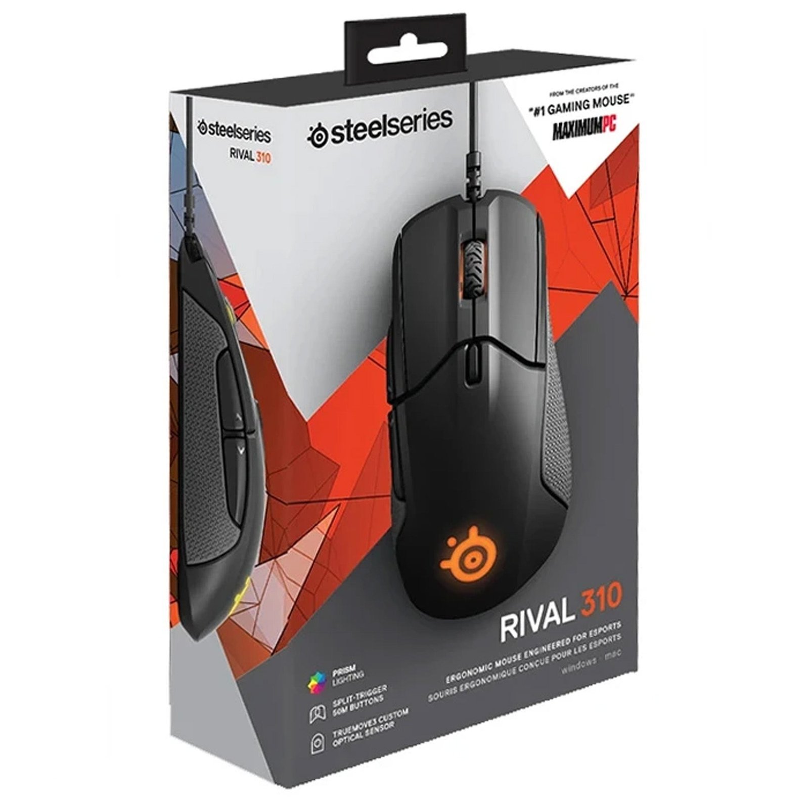 steelseries-rival-310.jpg SteelSeries Rival 310 Ergonomic RGB Lighting Gaming Mouse - Image 1